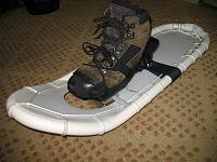 Finished snowshoe